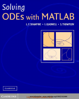 Solving Odes With Matlab.pdf